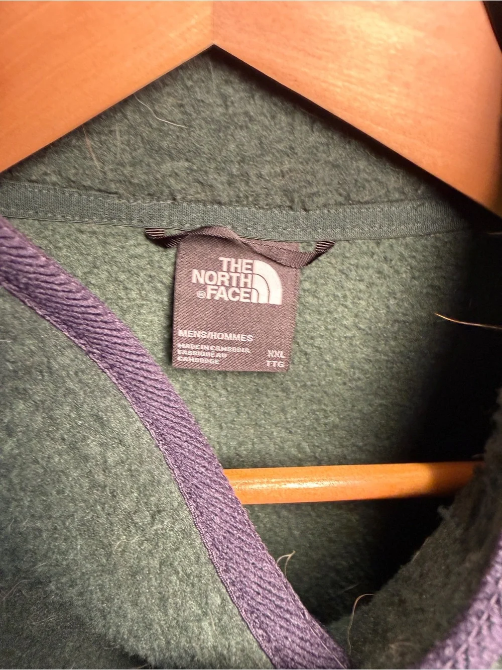 THE NORTH FACE - Men’s Fleece Jacket - Green - XXL
